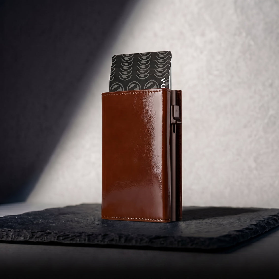 Porte-cartes anti-RFID Shieldge avec éjection automatique, protection paiement sans contact